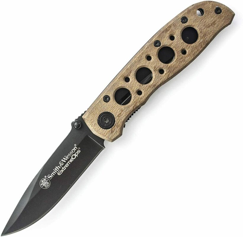 Smith Wesson CK105HDCP Extreme Ops Linerlock Folding Knife Desert Tan