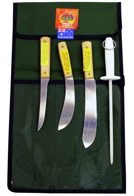 AOS Green River Butcher Knife Package