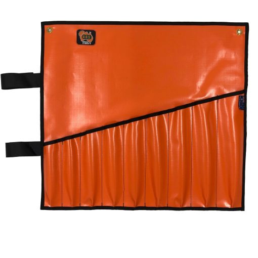 AOS Spanner Roll - Large 10 Pockets - Orange PVC