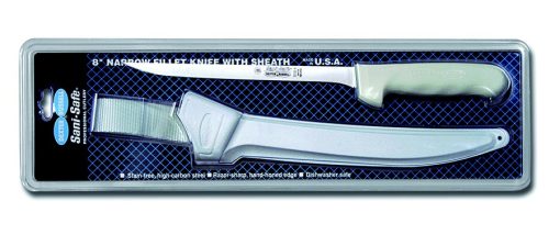 Sani-Safe Narrow Fillet Knife with Sheath 9"