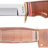 HUNTER, 8-1/8"-STACKED LEATHER HANDLE