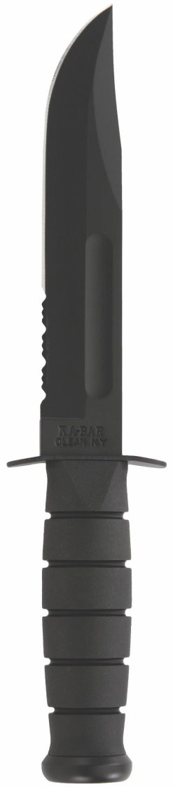 Full Size Black KA-BAR® - Serrated Edge (1212)