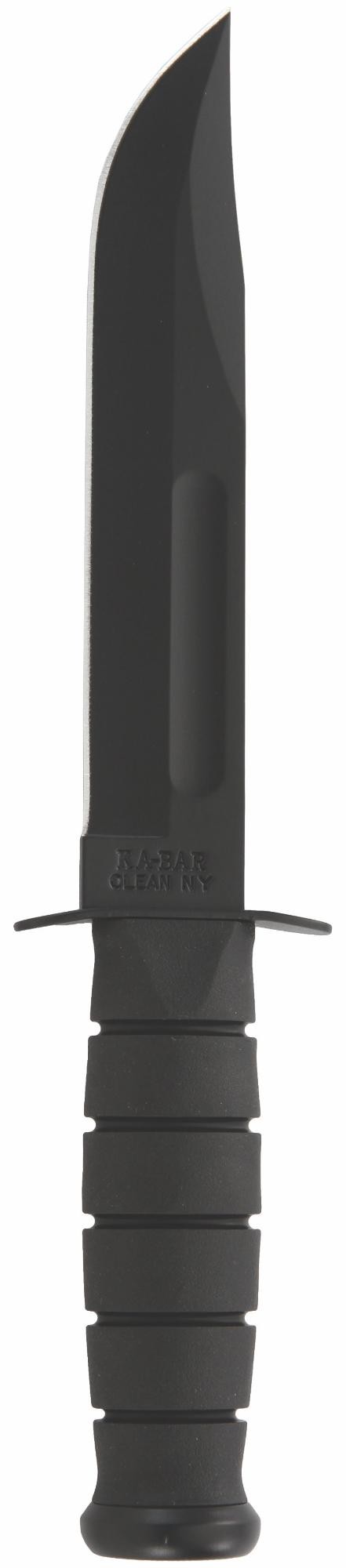 Full Size Black KA-BAR® - Straight Edge with Hard Plastic Sheath (1213)