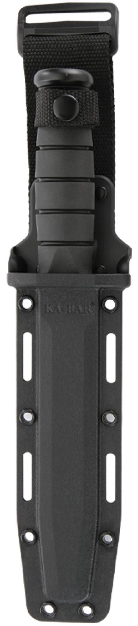 Ka-Bar 1216 Kydex Replacement Sheath Black/Glass Filled Fits Most 7" Blades 