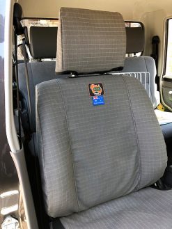 AOS Canvas Seat Cover for Landcruiser 79 Series GXL front seat - Grey