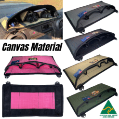 AOS 4WD Australian Made Rip Stop Canvas Dashboard Storage Organiser
