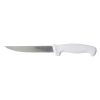 SICUT Wide Blade Boning Knife – 6″ Blade with White Handle