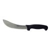 SICUT Curved Blade Beef Skinning Knife – 6″ Blade with Black Handle