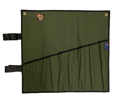 AOS Spanner Roll - Large 9 Pockets - Green Canvas