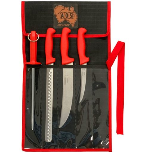 AOS Tramontina Knife package BBQ Low & Slow