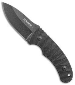 Schrade SCHF57 Full Tang Fixed Blade Knife Black G-10 (2.5