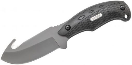 Schrade 2143OT Old Timer Copperhead Guthook Fixed 3.67″ Black Drop Point Blade