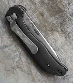 Ka-Bar Jarosz Folder Tanto Liner Lock Knife Black GFN (3.5" Stonewash) 7506