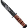 Ka-Bar 120TH Anniversary Dog's Head Fixed Blade Knife (7" Black) 9193