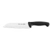Tramontina 7 Inch Stainless Steel Santoku Chef's Cook Knife Knives Professional Line Black Handle
