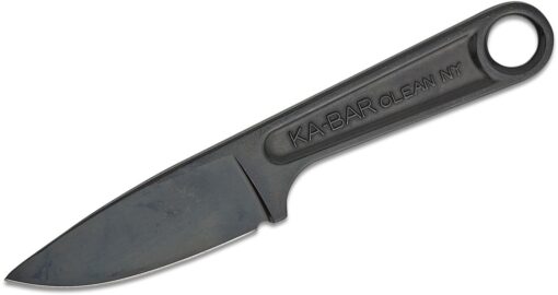 KA-BAR 1119 Forged Wrench Knife EDC Fixed Blade With Sheath *SILVER & BLACK VERSION* - Image 2