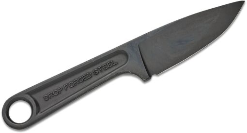 KA-BAR 1119 Forged Wrench Knife EDC Fixed Blade With Sheath *SILVER & BLACK VERSION* - Image 3