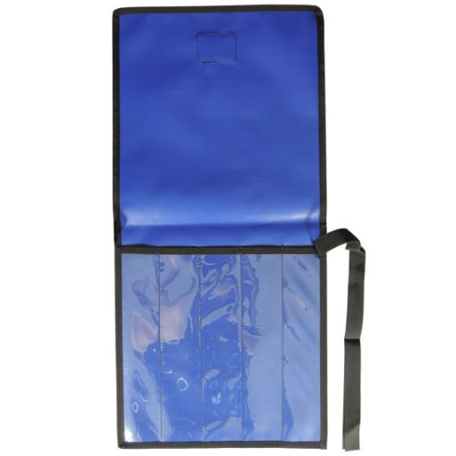 AOS 5 Piece BLUE PVC with CLEAR PVC FRONT KNIFE WRAP