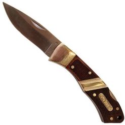 Old Timer 28OT Mountain Beaver Jr. 6.1in S.S. Traditional Lockback Folding Knife with 2.5in Clip Point Blade and Wood Handle