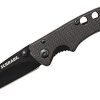 Schrade SCH107ALBK High Carbon Stainless Steel Folding Knife with 2.5in Drop Point Blade and Aluminum Handle