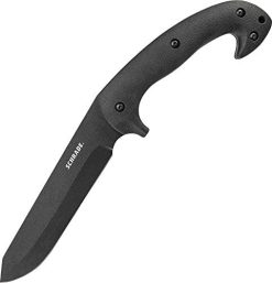 Schrade SCHF43 Frontier Jessica X Fixed Blade Knife Black TPE (9" Black)