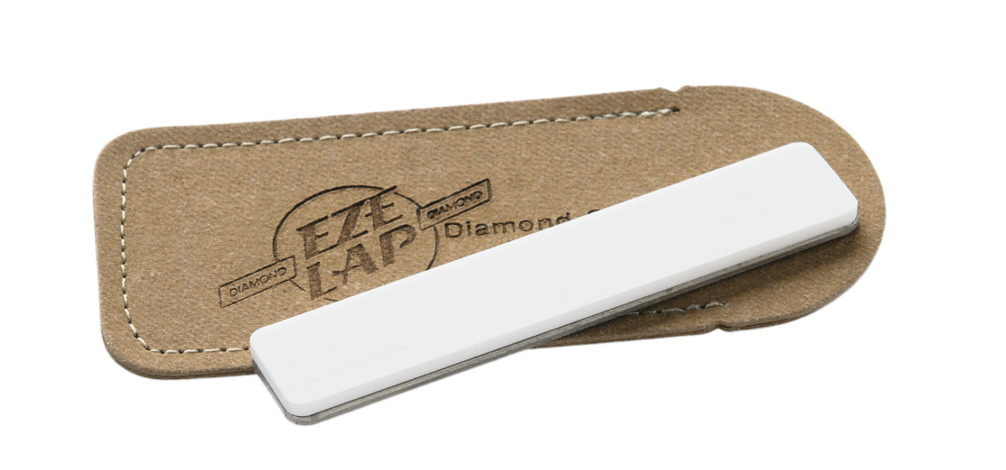Sharpal Diamond Sharpening Stone EZE-LAP 46F Fine Diamond Pocket Stone 1x6 Inch With Protective Sheath 1244202