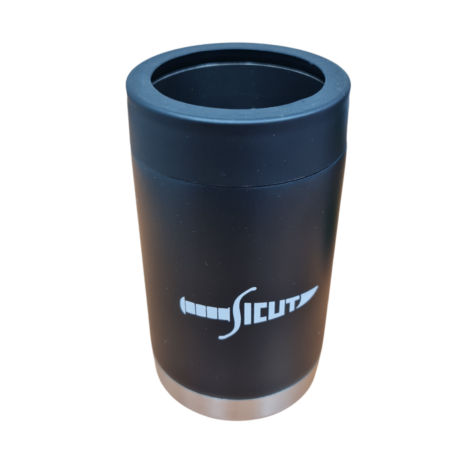 Sicut Double Wall Vacuum Sealed Insulated Stainless Steel Stubby And Can Cooler Thermal Mug 