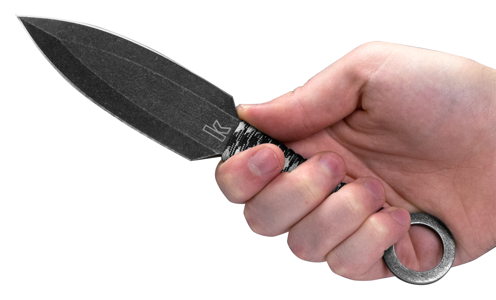Kershaw 1747BWX Ion Throwing Knives 3 pc Set - 4.5 BlackWash Finish Double  Edge Blade
