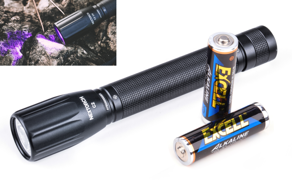 Lampe Torche Nextorch C2 UV Ultraviolet 405 nanomètres - 2 piles AA