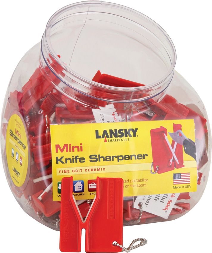Lansky Deluxe Turn-Box Crock Stick Sharpener (Medium/Fine Grit) LCD5D
