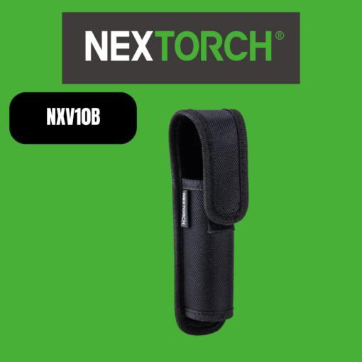 Nextorch Tactical Cordura Torch Pouch with Belt Loop - NXV10B For Smaller Torches