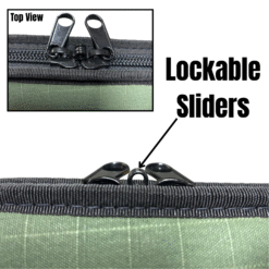 Alternative view of AOS Australian Made Old School Canvas Rifle Bag - Heavy Padded - Scoped Gun Bag - 1 Size - BLACK - DLX