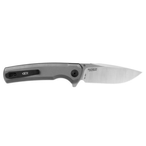 Zero Tolerance 0044, Button Lock Flipper, 3.2" Stone Washed Blade, Folding Knife, Titanium Handles, CPM S45VN Steel - Image 3