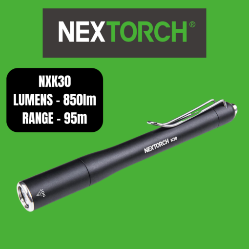 Nextorch K30 High-Performance LED Penlight | Compact, Waterproof LED Flashlight for Professional Use