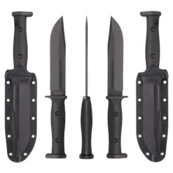 KA-BAR 1310 Slabby Fixed Blade Knife – Full Tang, 1095 Cro-Van Steel - PREORDER