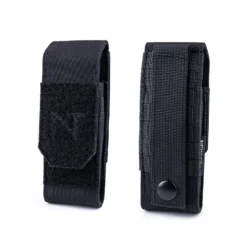 NEXTORCH V18 Tactical Nylon Flashlight Holster with 360° Rotating Clip Fits Up to 75 mm Belt