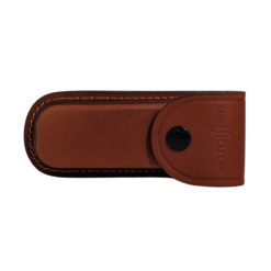 Alternative view of SICUT Brown Leather Belt Pouch Suit upto 5" Folding Knife