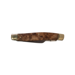 SICUT Traditional Stockman Folding Knife 3.75″ – Genuine Bone, Sawcut or Burlwood Handle - Image 10