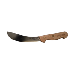 SICUT Beef Skinning Knife 6″ Blade with Beech Wood Handle