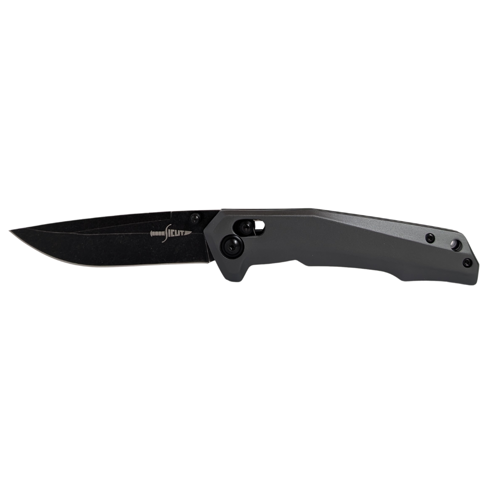 SICUT EDC Axis Lock Folding Knife 3.5″ High Carbon Stainless Steel Blade – Black, Grey or Tan Aluminium Handle - Image 5