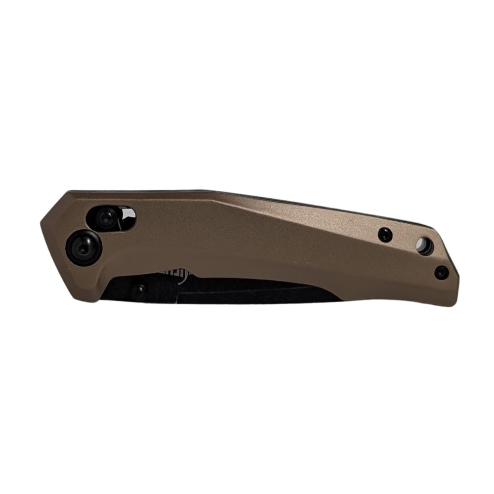 SICUT EDC Axis Lock Folding Knife 3.5″ High Carbon Stainless Steel Blade – Black, Grey or Tan Aluminium Handle - Image 9