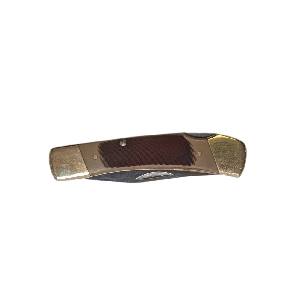 SICUT Traditional Lockback Folding Knife 3.5″ with Leather Belt Pouch – Genuine Bone, Sawcut or Burlwood Handle - Image 6