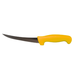 SICUT 6" Curved Boning Knife – Yellow Handle – Premium German Steel V2