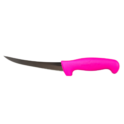 SICUT 6 " Curved Boning Knife Pink Handle V2