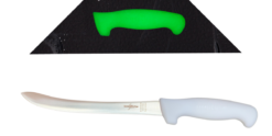 SICUT 8″ Semi Flex Curved Fillet Knife with Glow in the Dark Handle w/ Sheath - Image 6