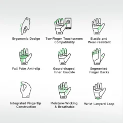 NEXTORCH GRIP GUARD Ultra-Thin Tactical Gloves – CORDURA® Reinforced Palm, Full Touchscreen Compatibility - Image 4