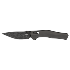 ZT 0020 Limited Edition Vegas Forge Damascus Manual Pocketknife – Titanium Handle, DuraLock