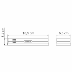 Tramontina Profio Two-Sided Whetstone 5000/2000 – Mixed Grit Sharpening Stone with Non-Slip Support - Image 3