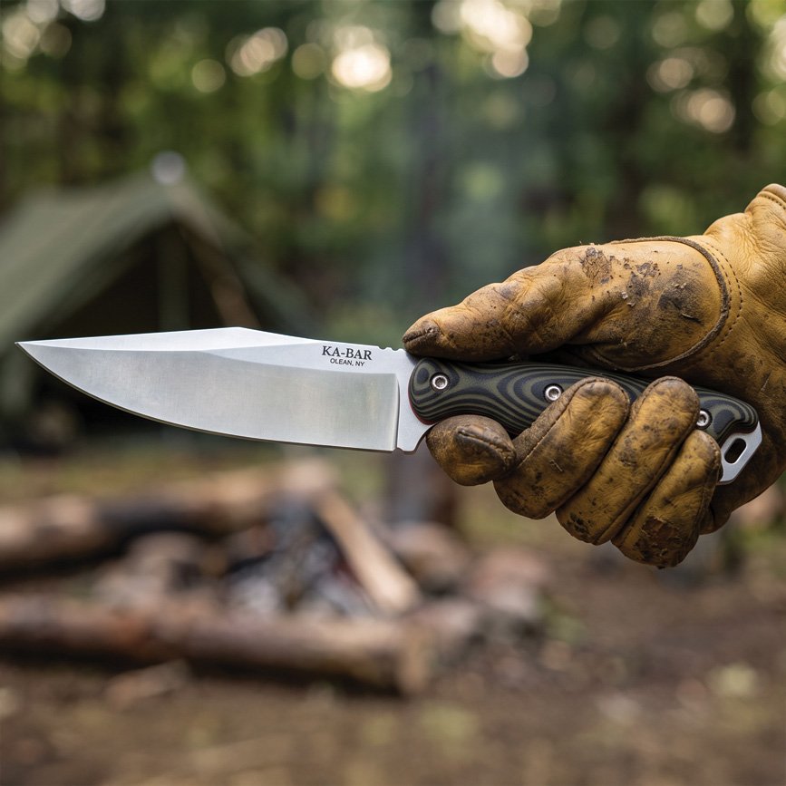 KA-BAR Becker BK25C Outpost – 6.125" 3V Bowie Fixed Blade, G10 Handle & Kydex Sheath - Image 4