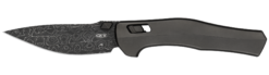 ZT 0020 Limited Edition Vegas Forge Damascus Manual Pocketknife – Titanium Handle, DuraLock - Image 5